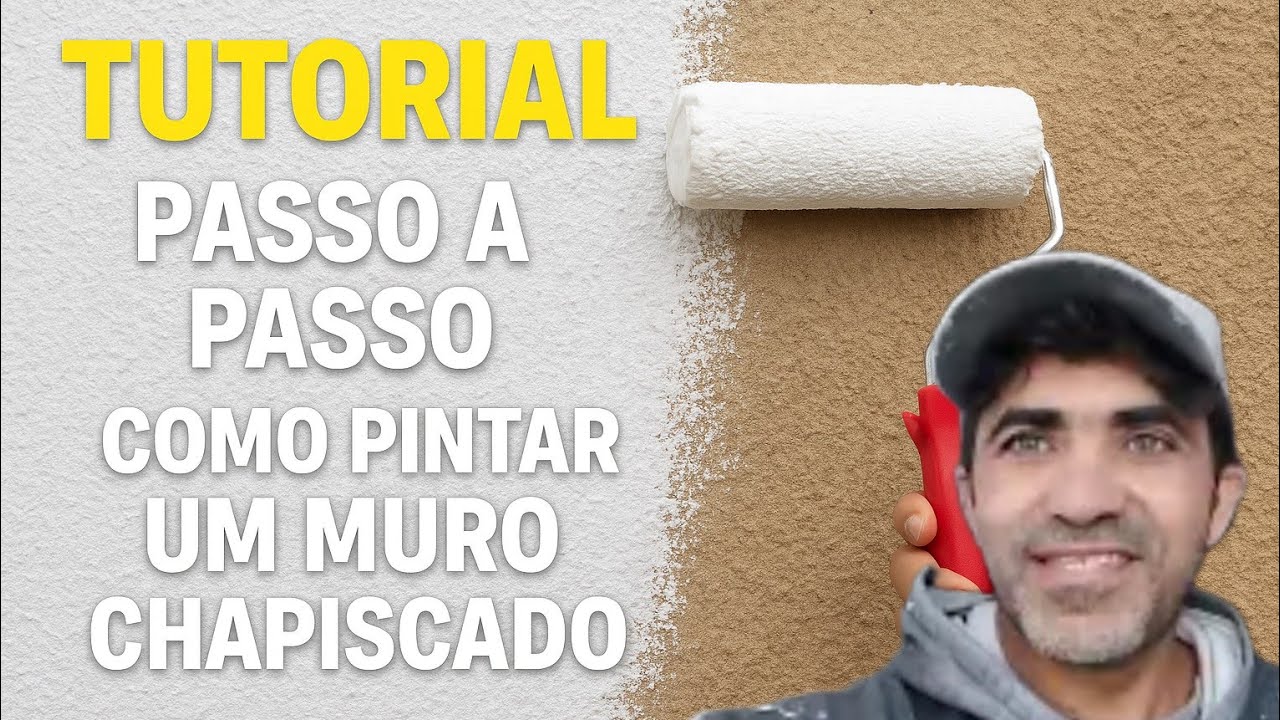 Macete para pintar muro :e paredes com chapisco