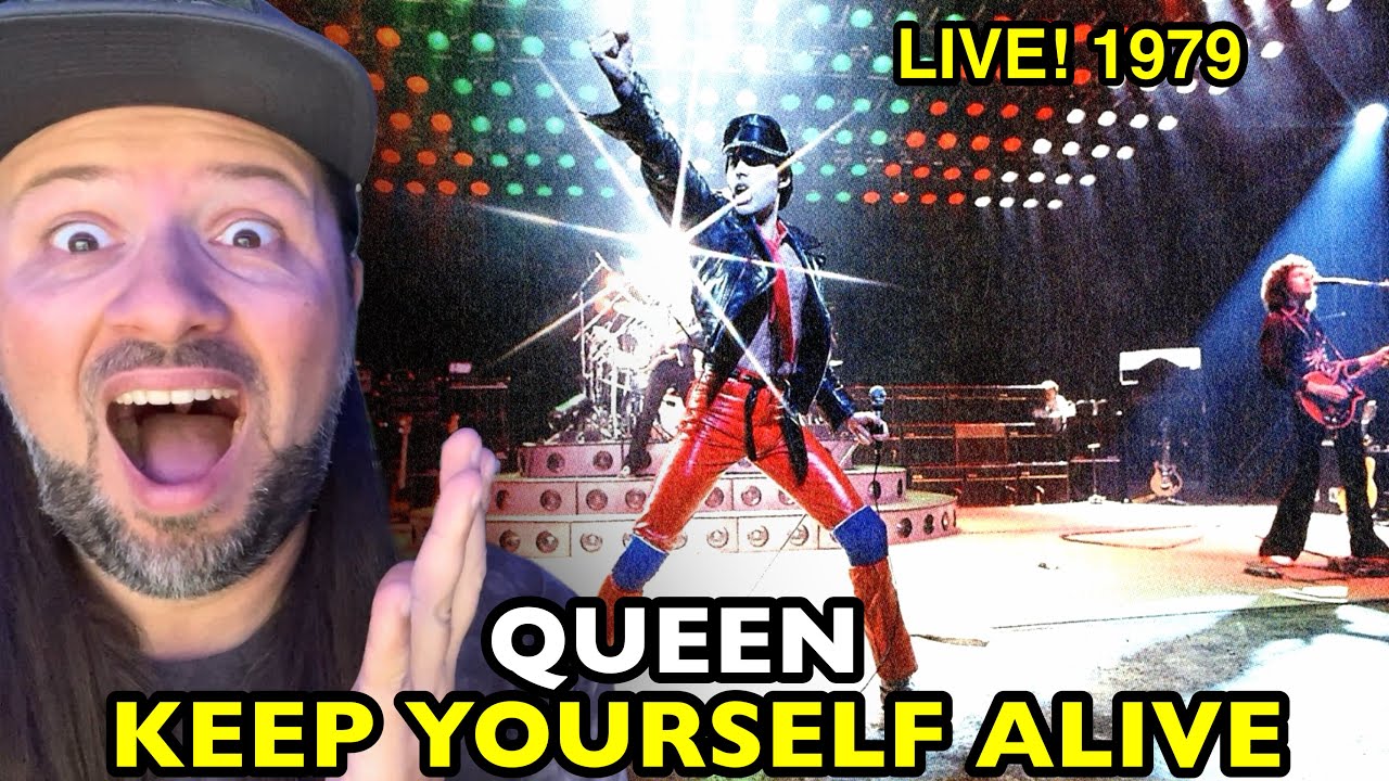 QUEEN Keep Yourself Alive : Drum Solo LIVE 1979 HAMMERSMITH ODEON | REACTION