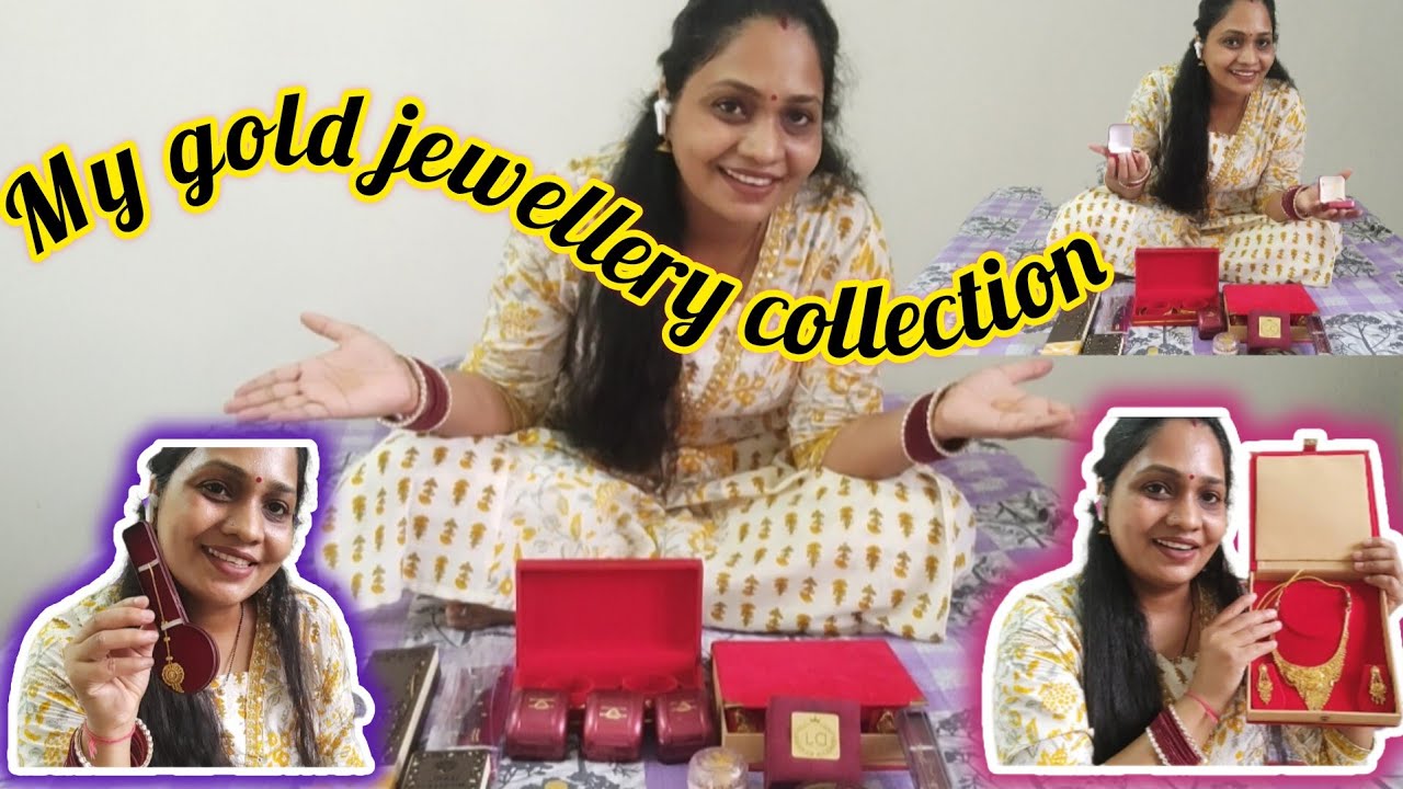 My gold jewellery collection 💍💎 Sasural se mujhe kitna gold mila #jewellery #gold  #trending #india