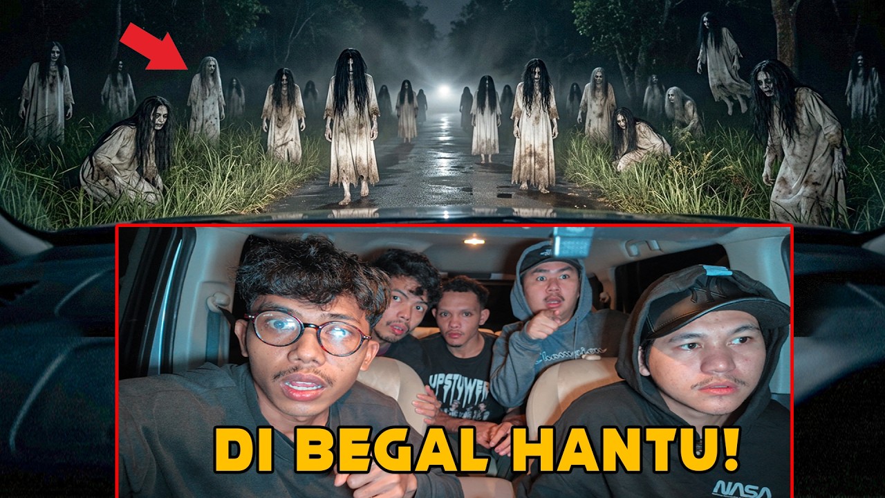 JANGAN LEWAT JALAN INI DI SAAT JAM 12 MALAM! SATU MOBIL DI BANTAI HANTU!