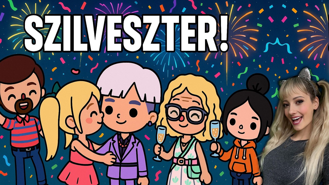 SZILVESZTERI NAGY BULI!🥳😎✨ #newyear #szilveszter #tocaboca #21RÉSZ