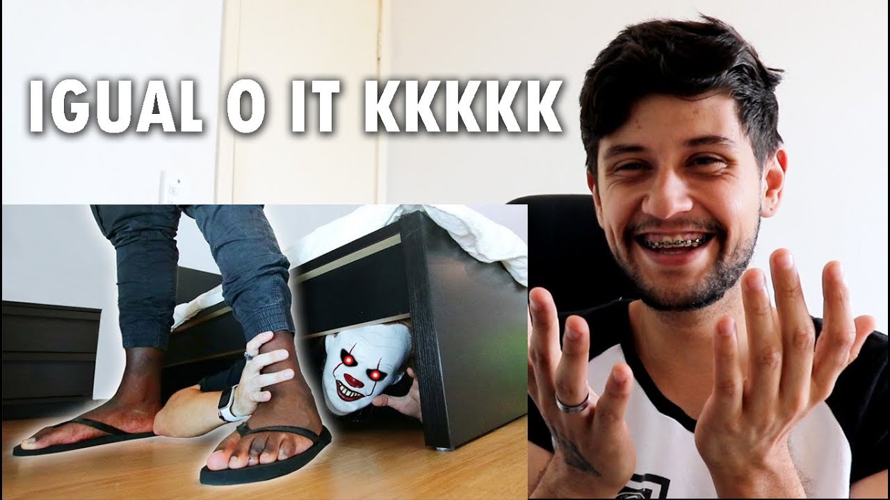 BRASILEIRO REAGINDO A COMO ASSUSTAR UM AMIGO #5 ( VERSÃO IT 2 ) 🤡
