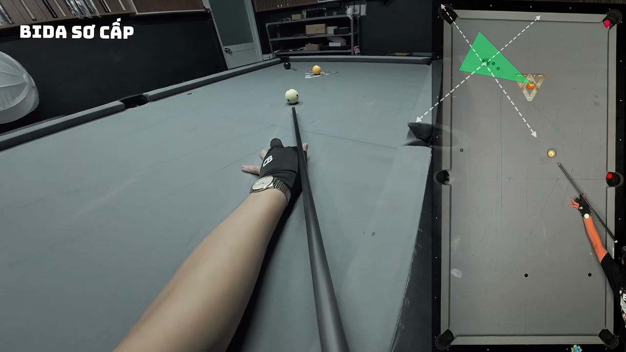 Luyện tập tư duy điều bi cùng Cò Billiard bằng CROWN CUES (phần 206)