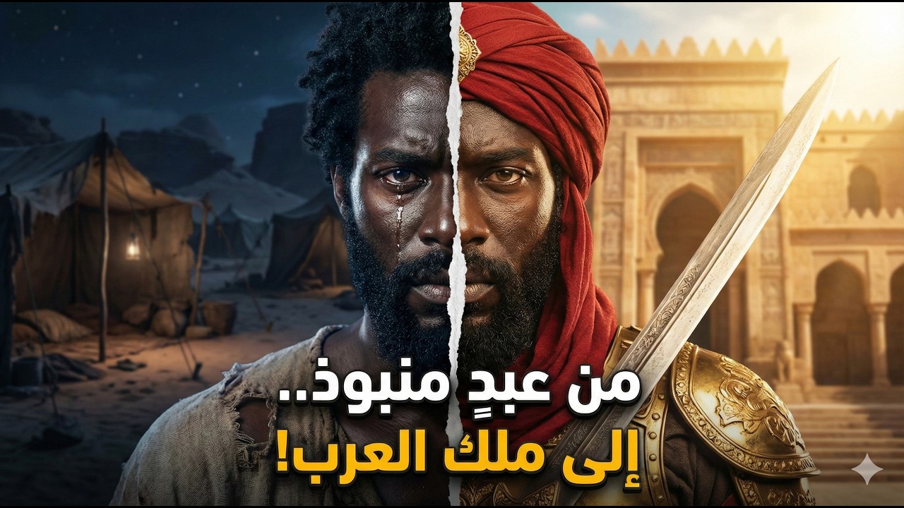 لم يخبروك بالحقيقة: كيف تحول (العبد المنبوذ) إلى ملك العرب؟ 👑