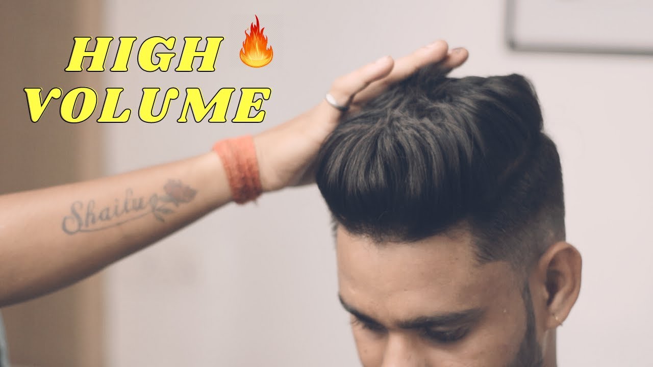 High Volume Hairstyle for Indian Men & Boys 🔥🔥🔥