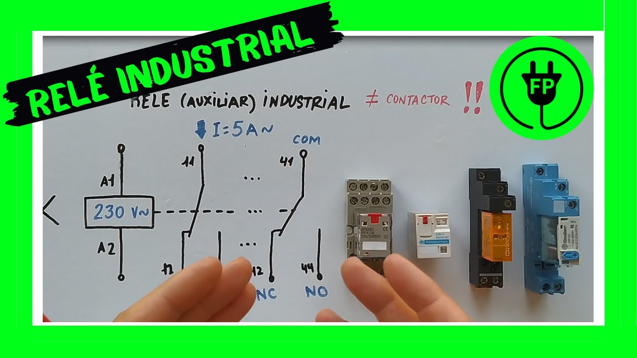 ⚡ Instalar y conectar RELÉ | RELAY | RELEVADOR INDUSTRIAL (bobinas de 230 VAC) de MINIATURA