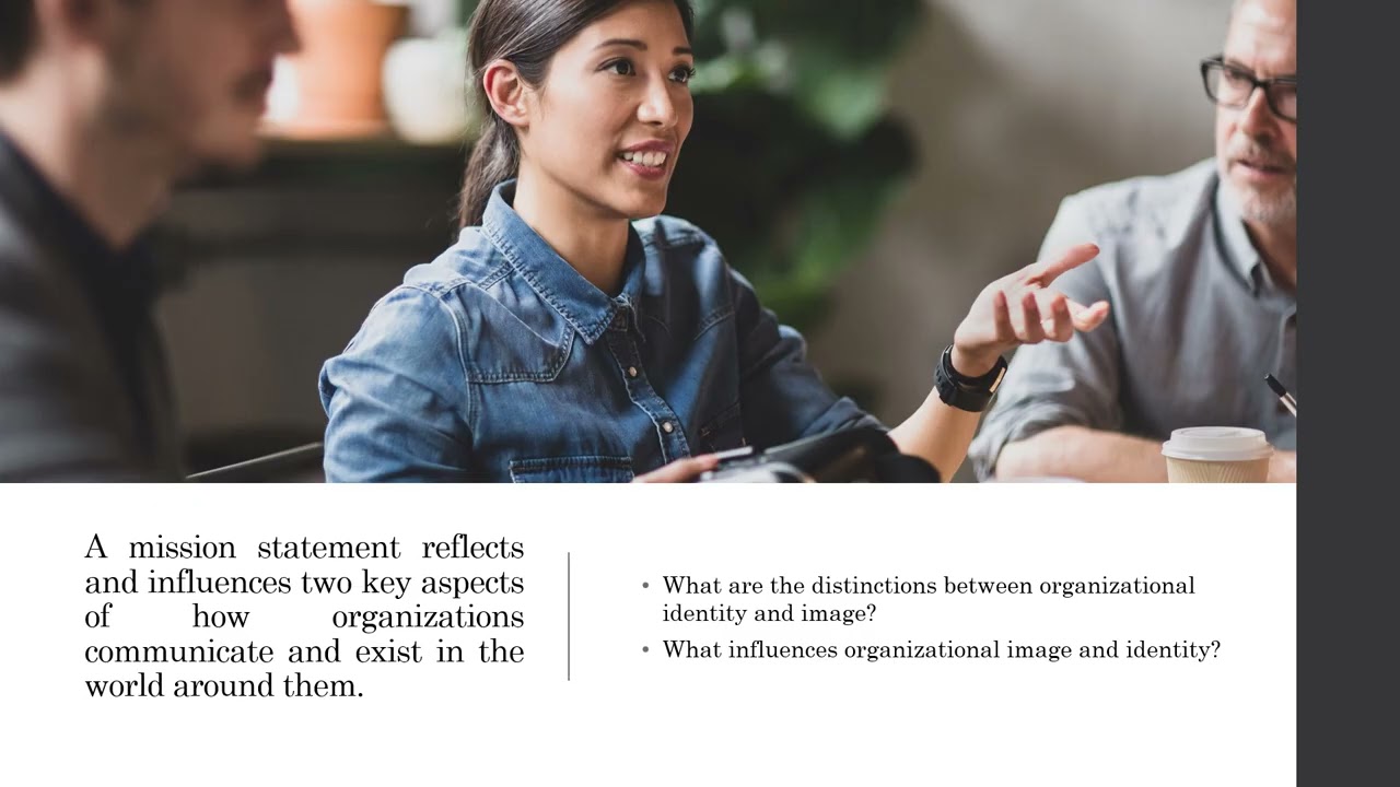 Lecture 3 Mission statements, organizational identity and image, and branding