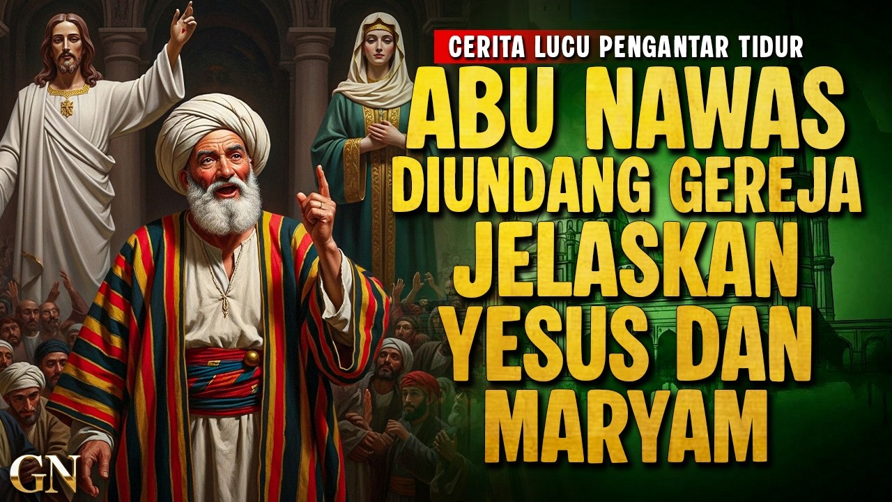 GEREJA KRISTEN NEKAT UNDANG ABU NAWAS JELASKAN YESUS DAN MARYAM || CERITA LUCU PENGANTAR TIDUR