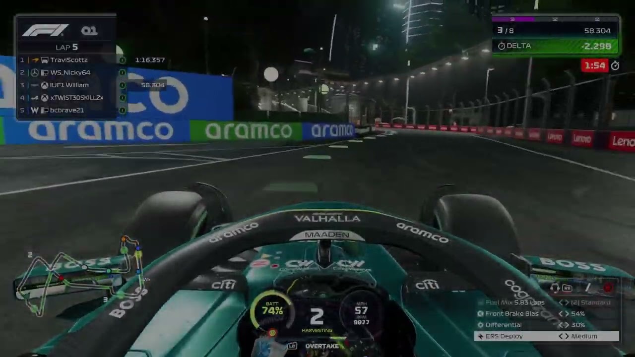 Highlight: F1 25 MWS Singapore Wet Pole Lap