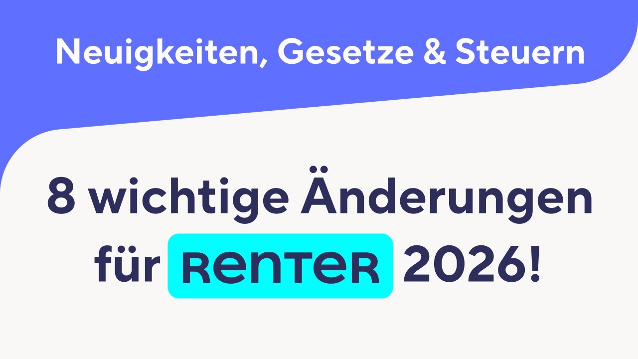 8 wichtige ÄNDERUNGEN für Rentner 2026!