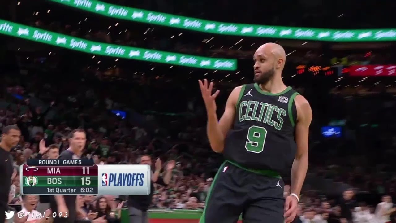 Derrick White R1G5 Highlights vs Miami Heat (25 pts, 5 reb, 2 ast) | 2024 NBA Playoffs