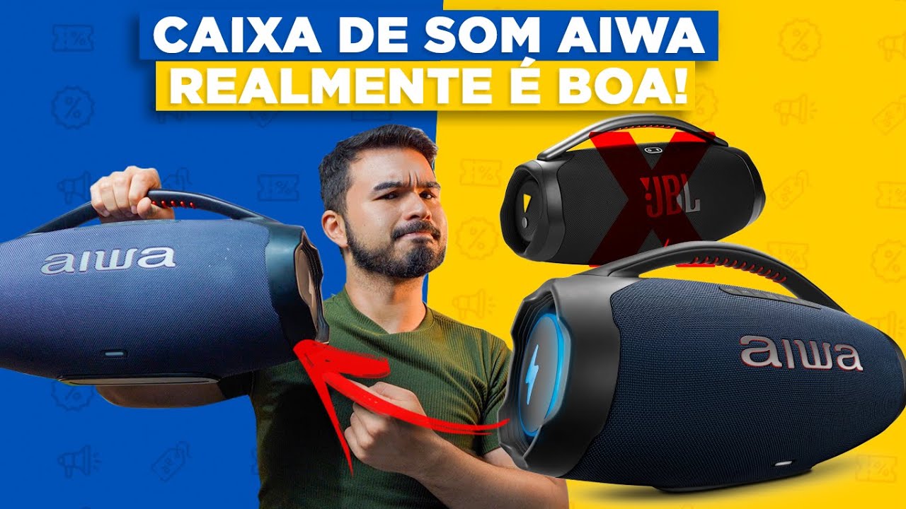 Aiwa Boombox plus é boa mesmo? Ou patrocinaram todo mundo?(teste + tira dúvidas)