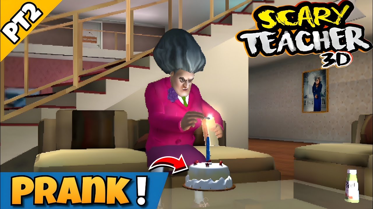 SCARY TEACHER BIRTHDAY 😏 | Part 2