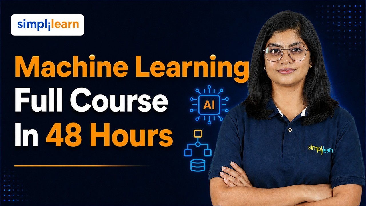 Machine Learning Full Course 2026 | Machine Learning Full Course for Beginners | Simplilearn