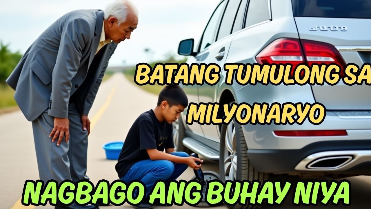 Batang Tumulong sa Flat na Gulong ng Milyonaryo—Biglang Nagbago Buhay Niya!