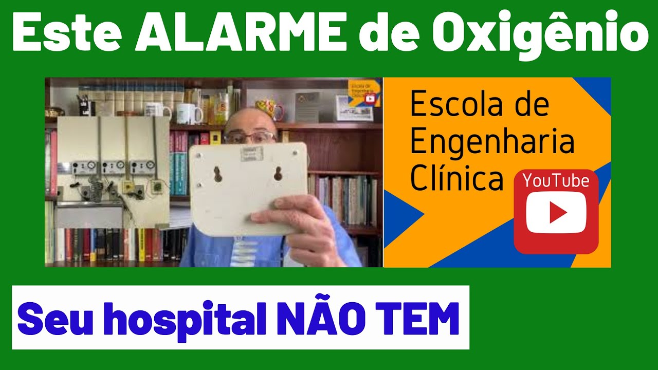 Como deve ser o alarme para oxigênio hospitalar ? Funciona assim no seu hospital?