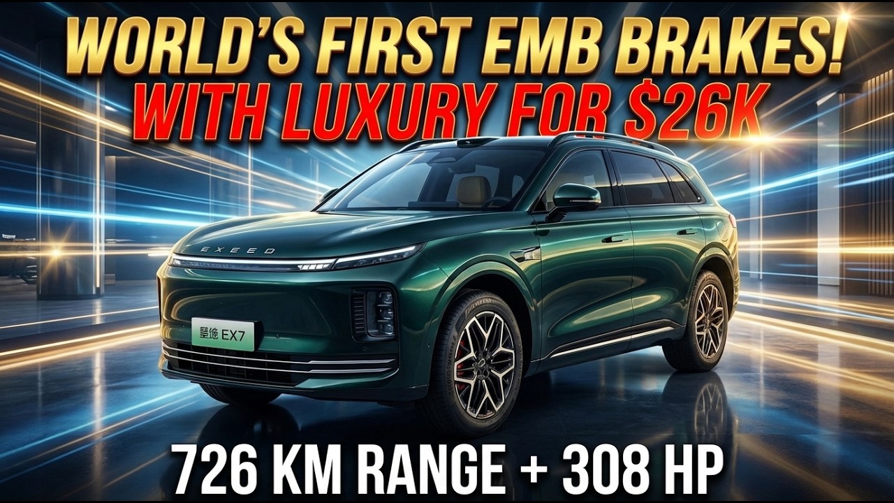2026 Exeed EX7 Review World's First EMB Brakes + 726 km Range!