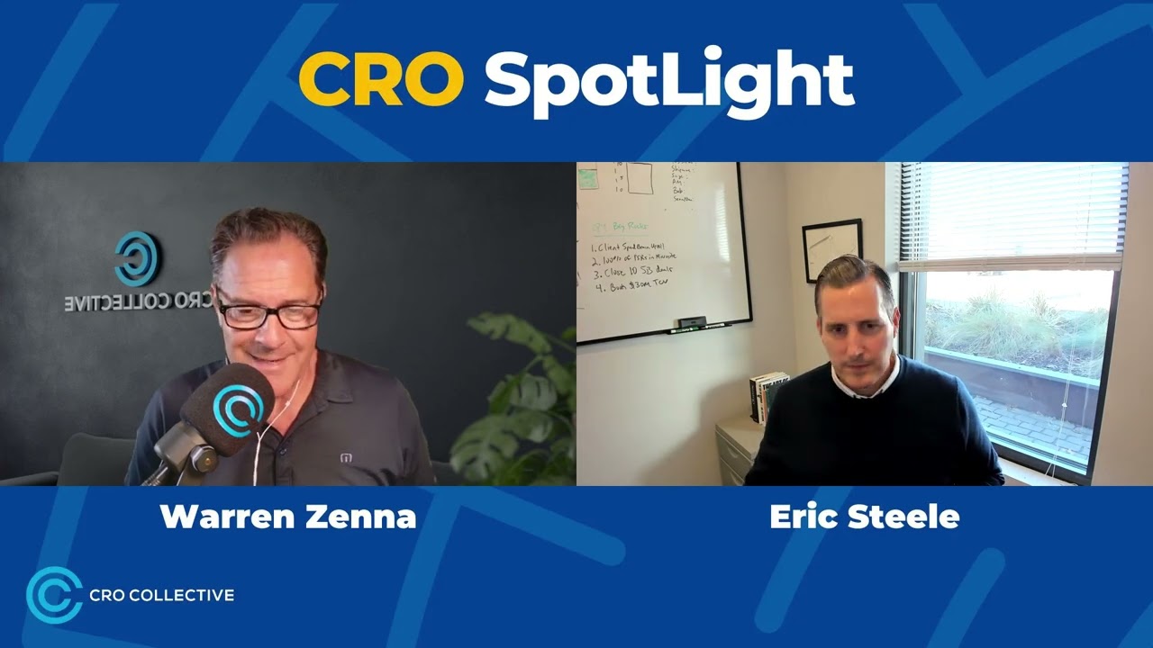 Reality of Your First CRO Role & Funding Growth Through Savings with Eric Steele