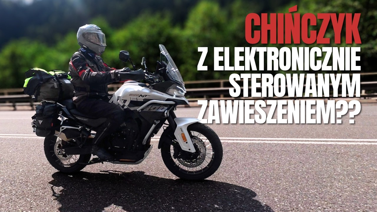 Alpejski test CFMOTO MT800 Explorer ES. Adventure z elektronicznie sterowanym zawieszeniem