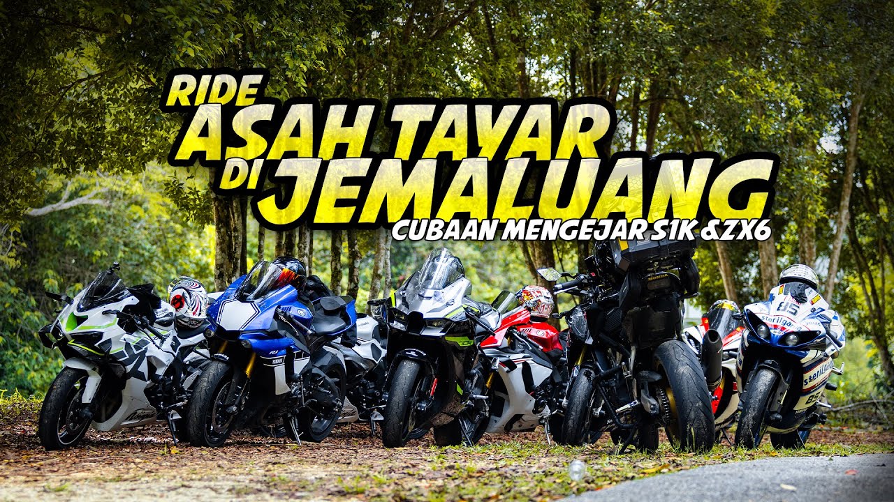 Ride Asah Tayar Di Jemaluang | Cubaan Mengejar S1K & ZX6 | R1, R6, ZX6, ZX10R, S1K, CB650F