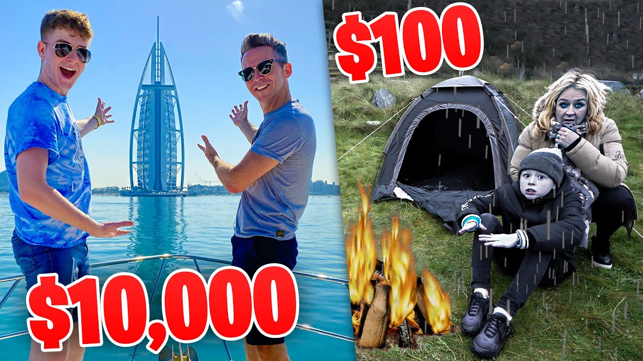 $10,000 vs $100 HOLIDAY FAMILY CHALLENGE