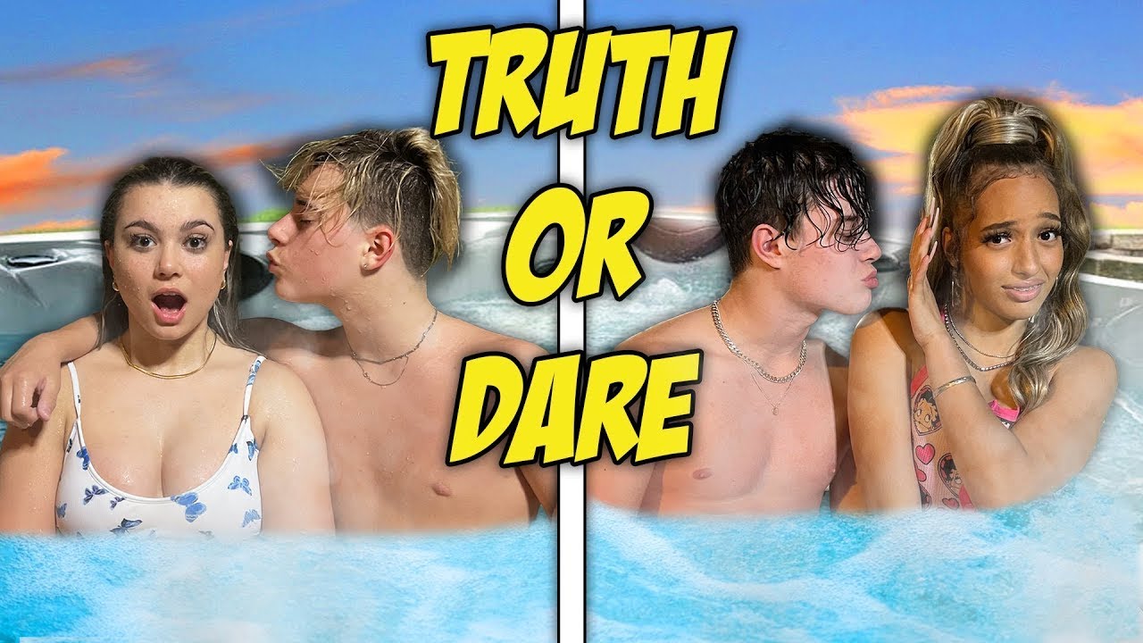 TRUTH OR DARE IN THE HOT TUB!! | **WE KISSED**💋 Gavin Magnus