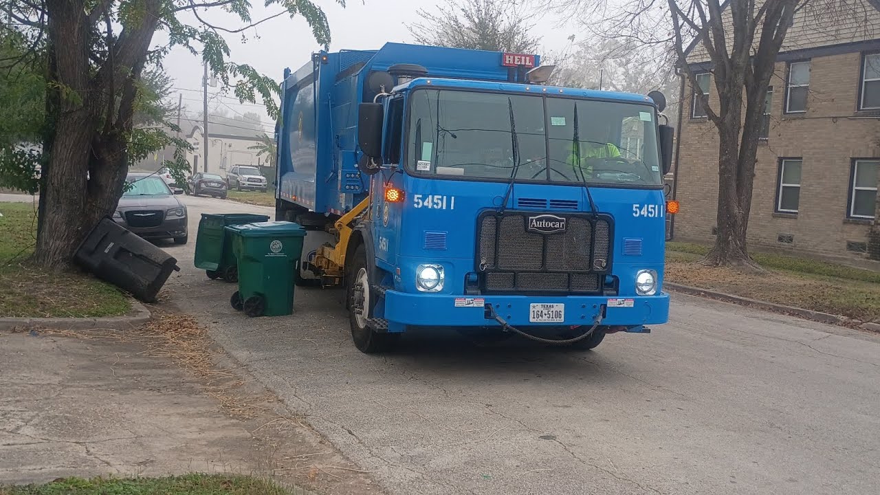 Brand new recycling truck on recycling 54511