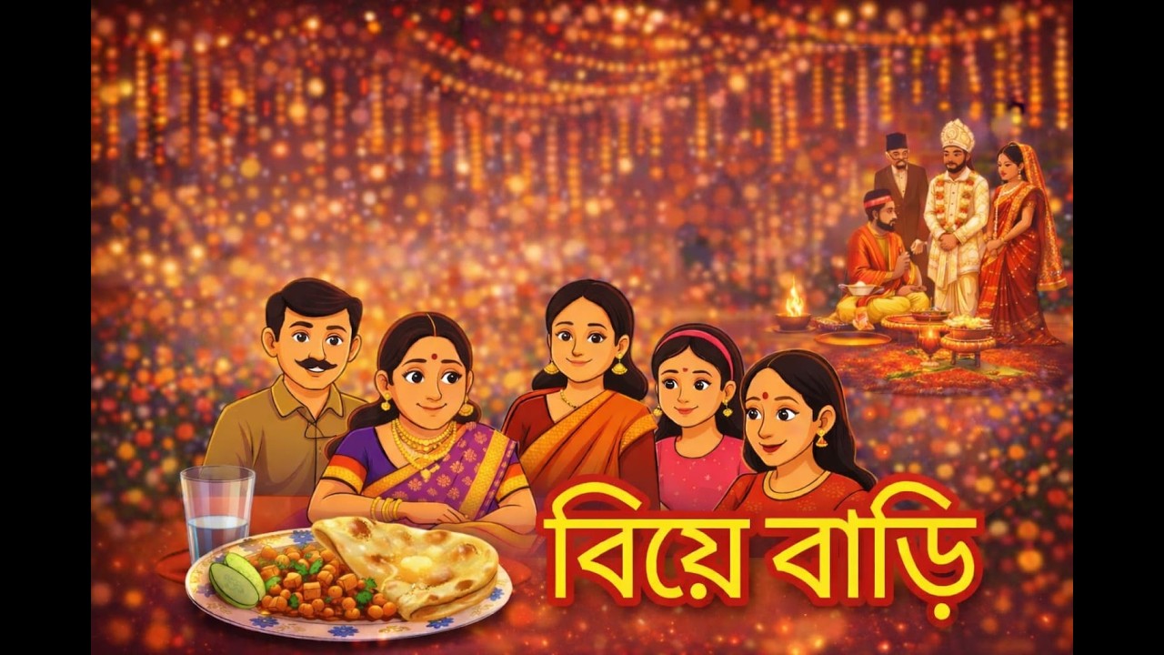 বিয়ে বাড়ির আসল রহস্য 😲 | Bengali Wedding Story | বিয়েবাড়ির মজার গল্প