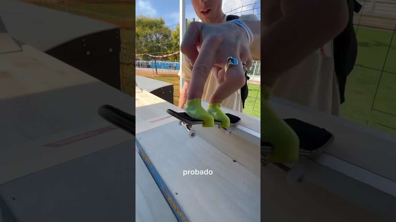Dedo zapas de Hot Wheels para el finger! #skate