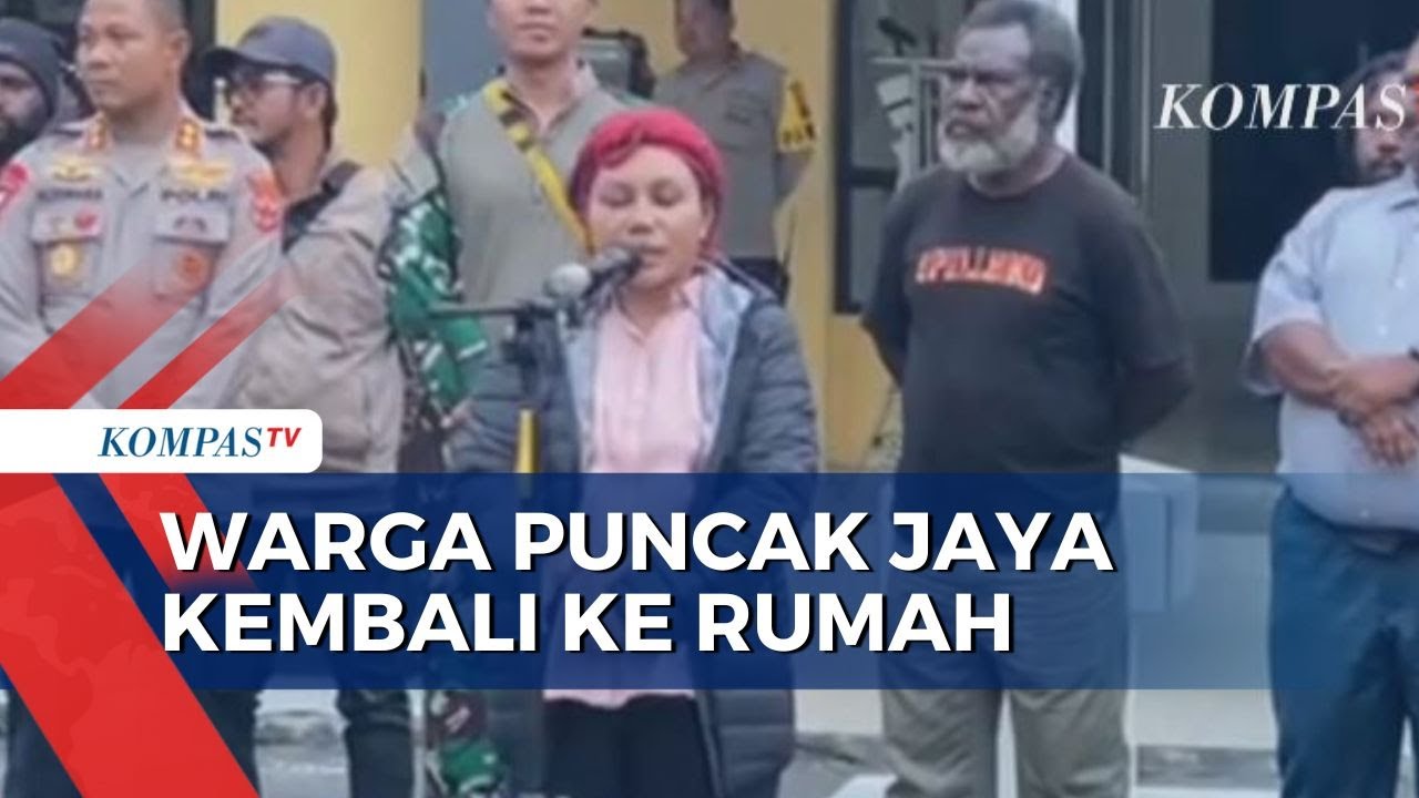 Dapat Jaminan Keamanan, Warga Puncak Jaya Kembali ke Rumah Masing-Masing
