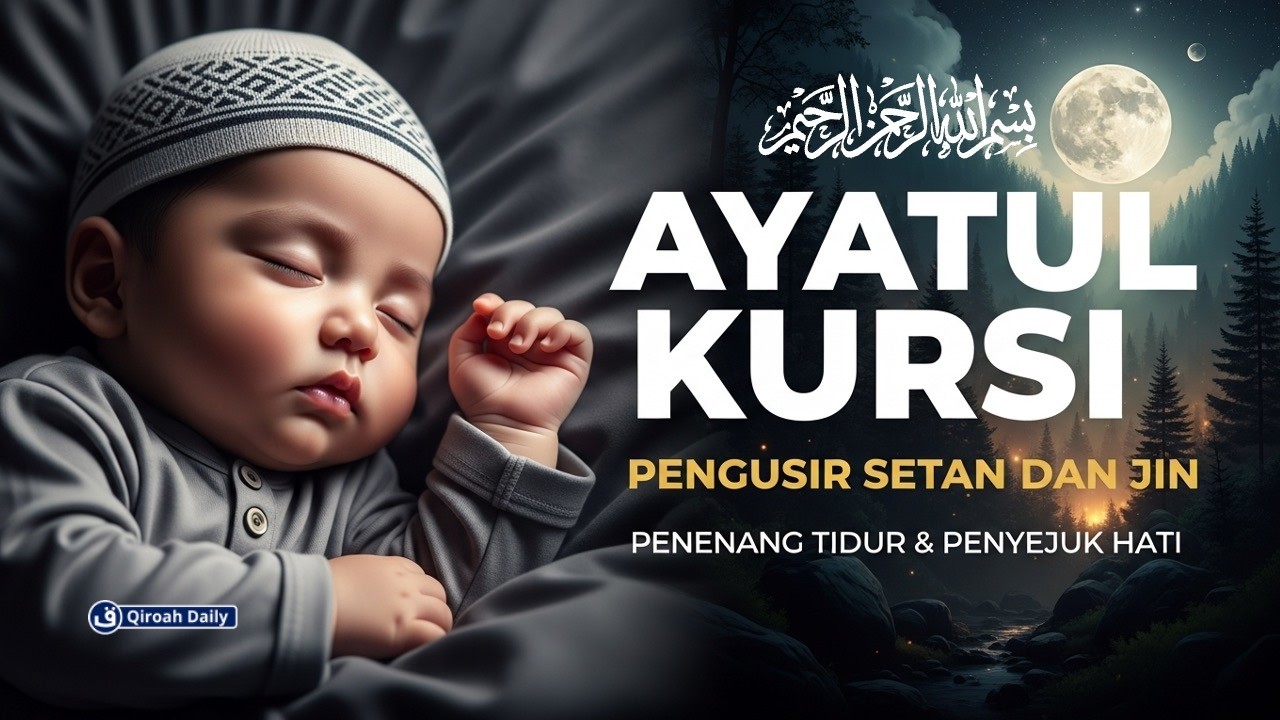 MUROTTAL PENGANTAR TIDUR AYAT KURSI اية الكرسي | PENGUSIR SETAN DAN JIN, REWEL GELISAH JADI TENANG