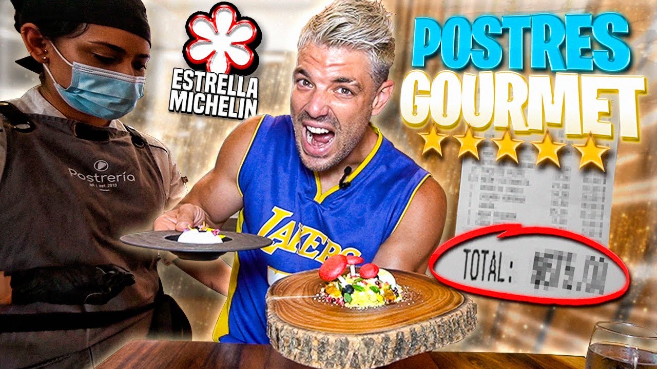 COMIENDO LOS POSTRES MÁS CAROS Y RAROS DEL MUNDO 🍰 *MI PRIMERA DEGUSTACIÓN DE POSTRES GOURMET* 🍨