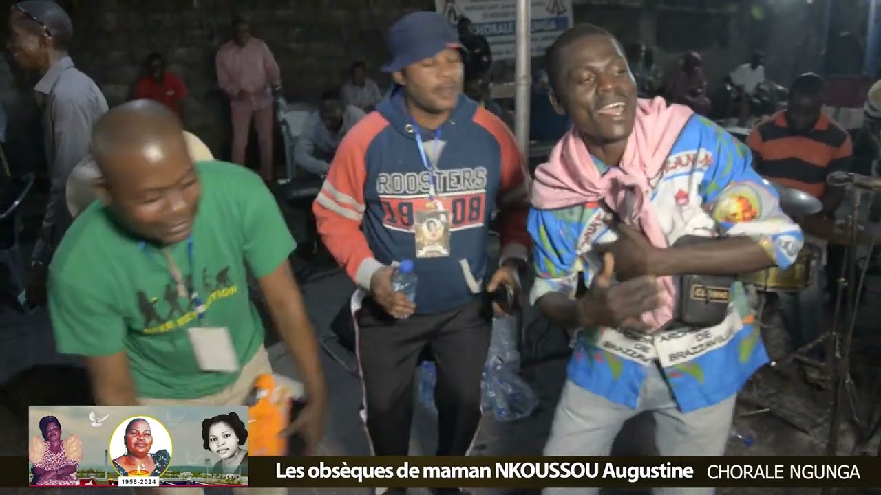 La participation de la chorale ngunga à la veillée de maman NKOUSSOU Augustine