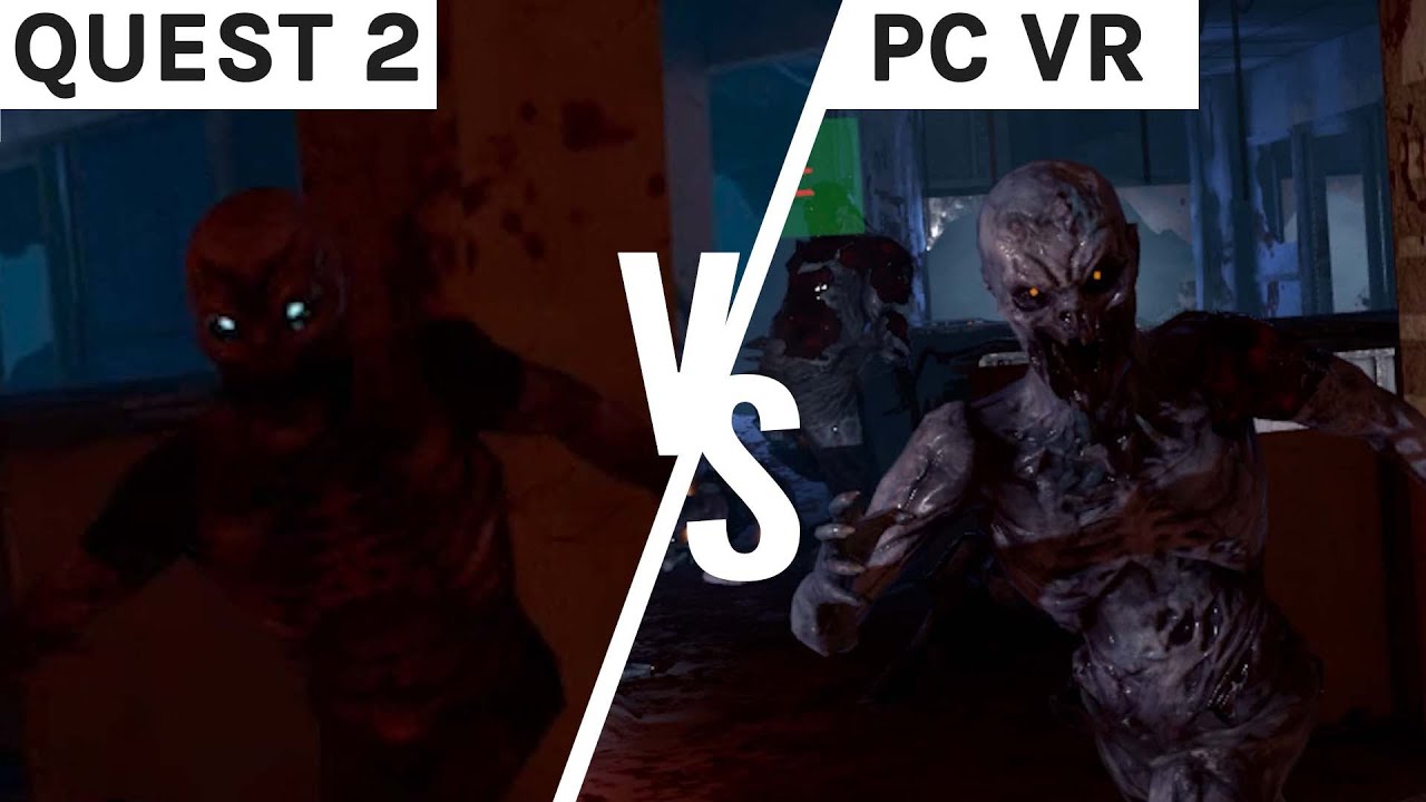 After The Fall Graphics Comparison - Quest 2 vs PC VR