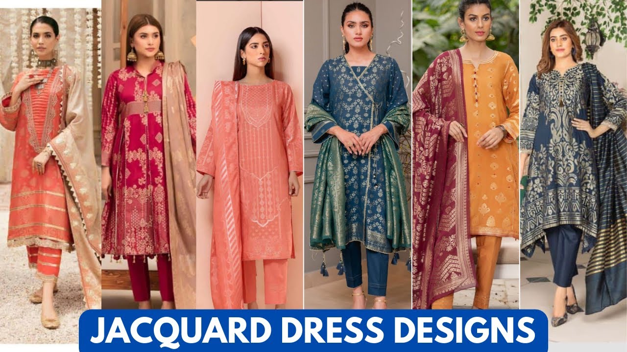jacquard dress designs | jacquard suits collection