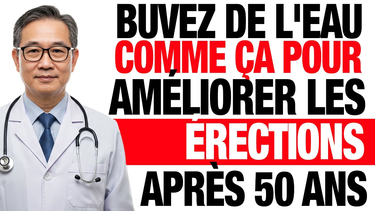 Urologue: Buvez de l'Eau COMME ÇA pour Améliorer les Érections Après 50 Ans