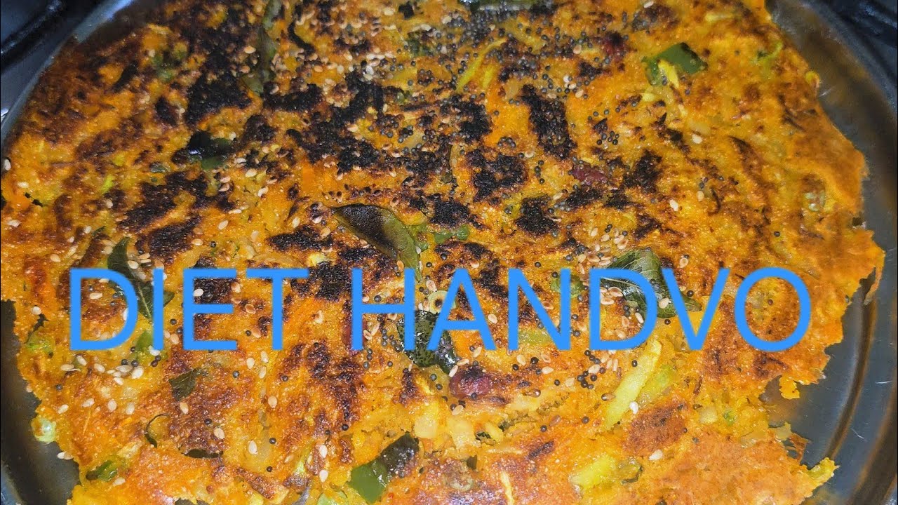 Diet plan vegetable hando|| HEALTHY suji instant  handavo recipe 😋#dietplanhandavo