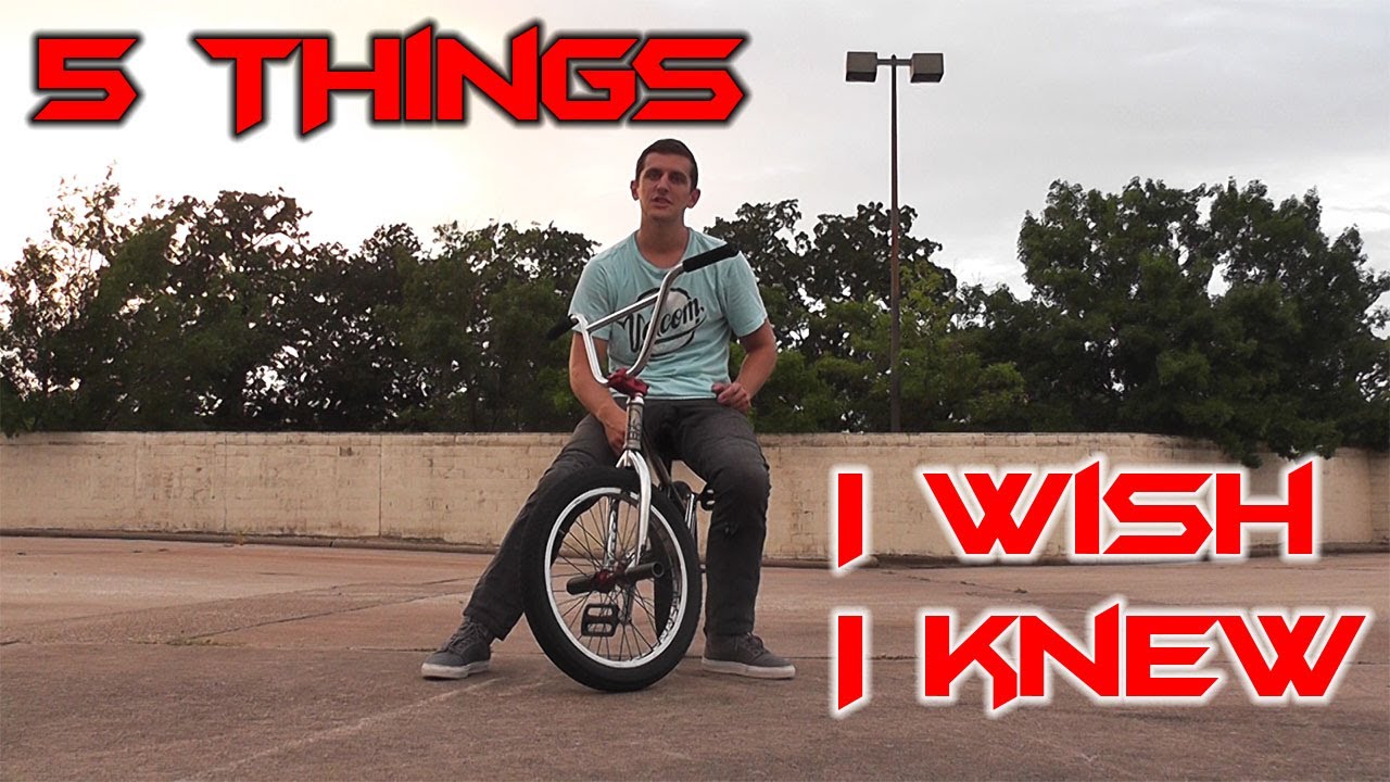 5 IMPORTANT Things to know when you start riding BMX!