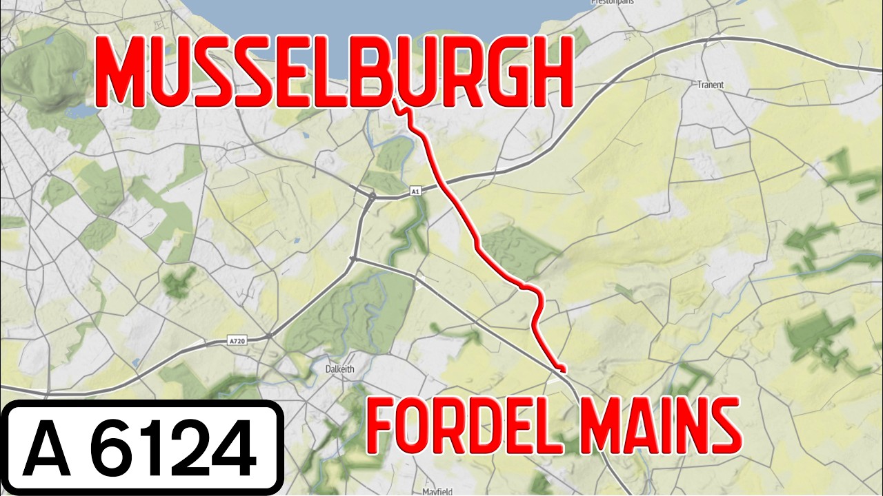 Scotland Road Tours - A6124 in East Lothian