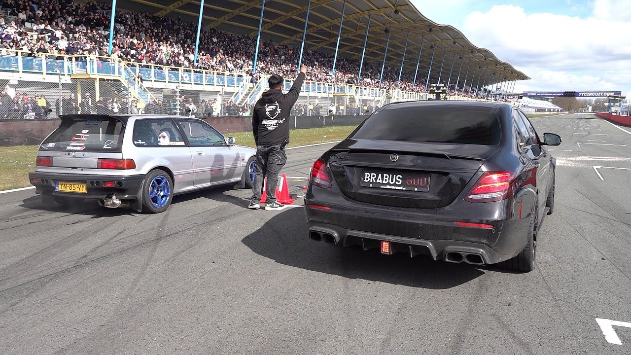 Modified Cars Drag Racing - Civic vs BRABUS 800 vs VR6 Turbo vs M5 F90 Competition vs 800HP M340i