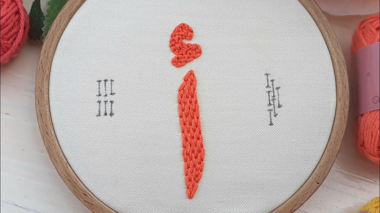 شرح مبسط و واضح للحشو بغرة الظهر للمبتذئين/تطريز الكلمات بغرزة الظهر🧵Filling with back stitch