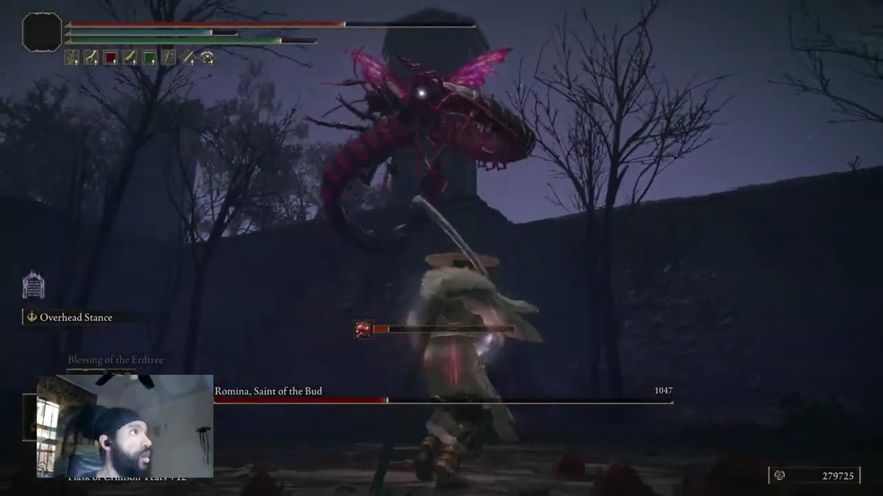 🪬Elden Ring: NG+7 DLC Boss Battle Vs Romina, Saint Of The Bud At Night (BloodBorne Esc)🪬