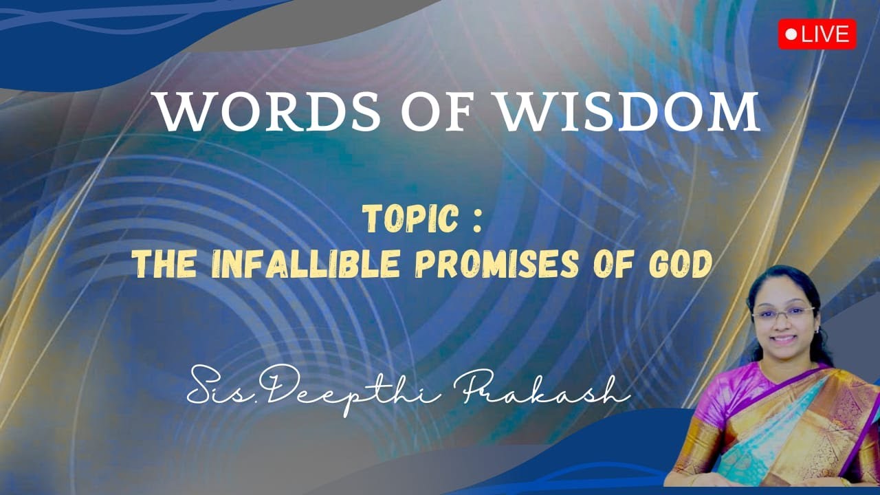 Words Of Wisdom  | Sis Deepthi Prakash |05 January 2026