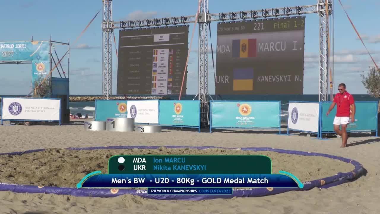 Ion MARCU (MDA) vs. Nikita KANEVSKYI (UKR) &bull; Gold Medal &bull; Men's BW 80Kg