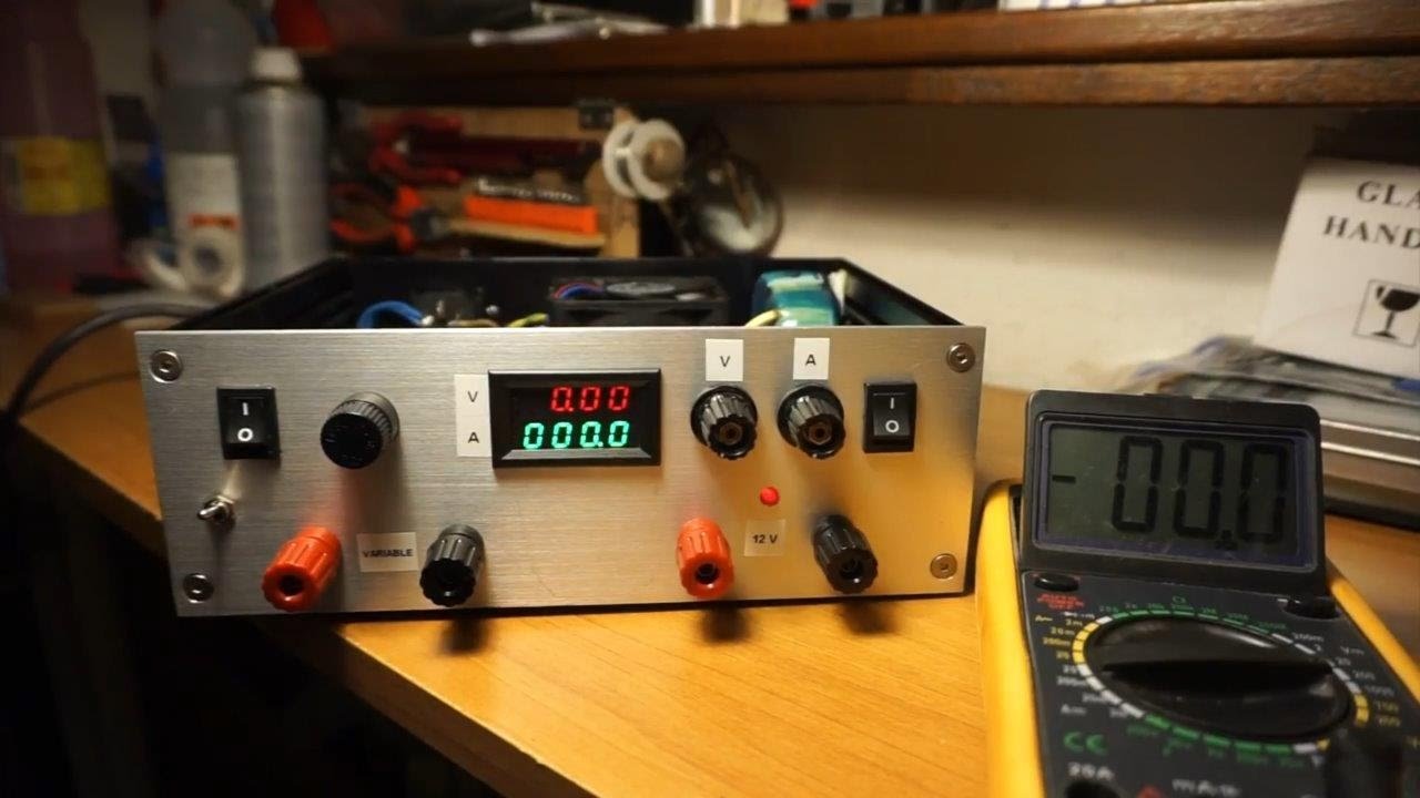 [TUT] Come costruire un alimentatore variabile da laboratorio DIY Fai da te