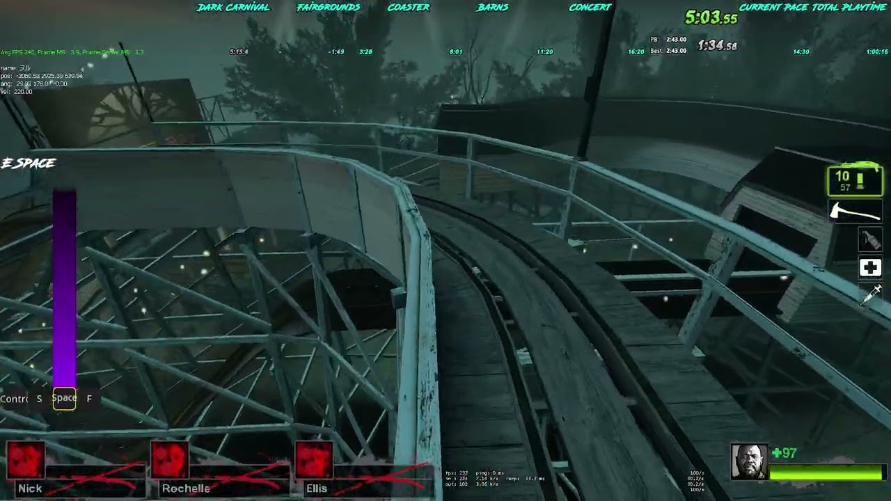 L4D2 Dark Carnival Newest Solo Speedrun in 12:36