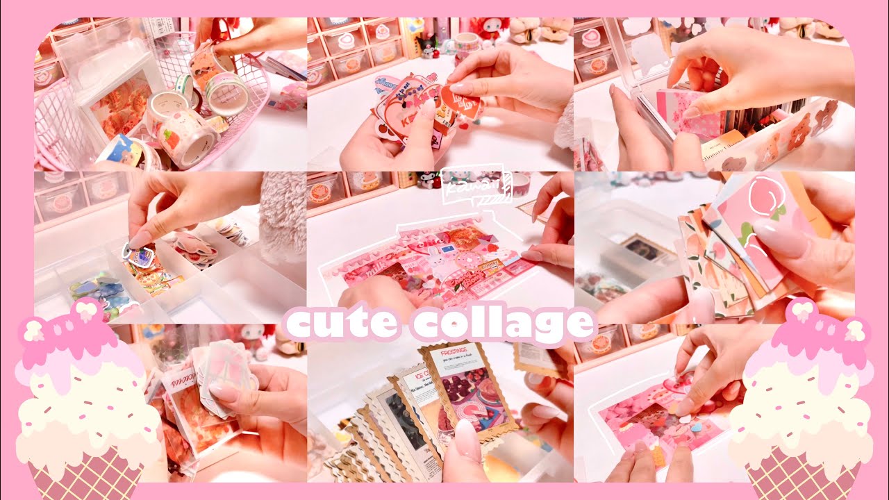 ［studio vlog］ピンクコラージュ💗