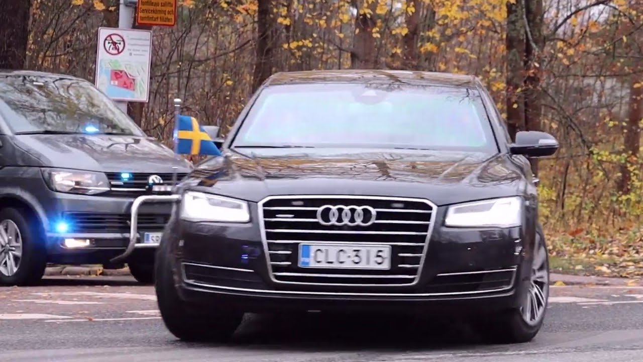 Ruotsin pääministerin saattue / Swedish Primeminister convoy