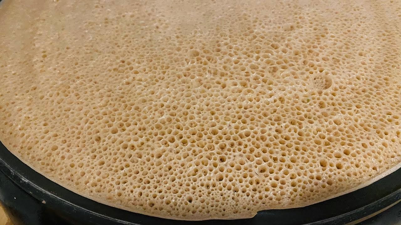 በጣም ለስላሳ ወዛማ የሰርገኛ ጤፍ እንጀራ ሙከራ እና ዉጤቱ በአብሢት እና ያለ አብሢት