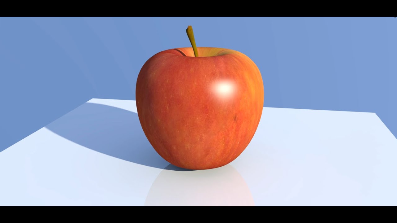 Como modelar y texturizar una Manzana en Maya